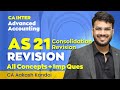 AS 21 Consolidation Revision Concepts All IMP Questions Covered CA Inter CA Aakash Kandoi