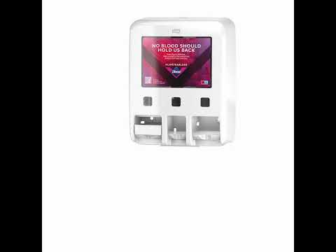 Dispenser Libresse Tork Period Care - Youtube manufacturer video 2