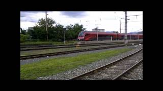 preview picture of video 'RailJet con fischio a vapore?'