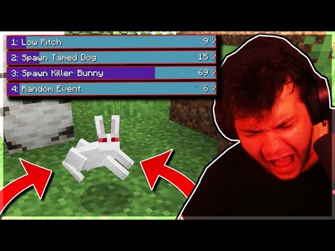 MarweX -  I HATE RABBITS!!!🤬MINECRAFT BUT TWITCH CHAT HURTS ME!!!  #68 | [MarweX]