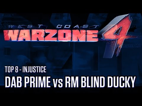 Dab Prime (Martian) vs. RM Blind Ducky (Raven) - Top 8 - West Coast Warzone 4 - Injustice