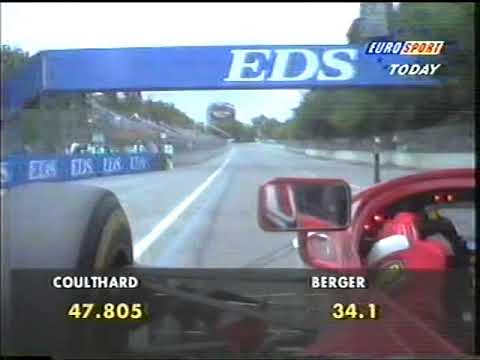 Berger Adelaide 1995 - Last Ferrari V12