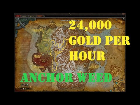 24,000 Gold per hour with MINING and HERBALISM (Anchor Weed Farm) World of Warcraft 8.3 Gold Guide