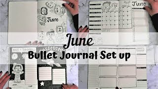 (It's my favourite!) JUNE Bullet Journal Plan  with Me