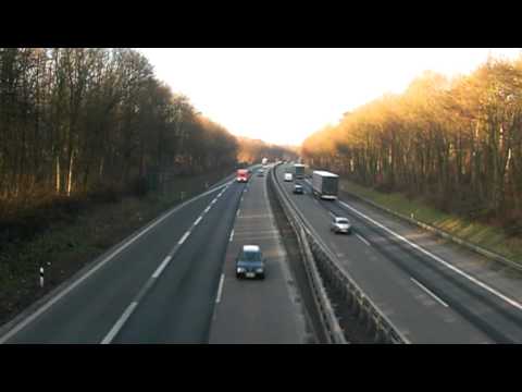 Autobahnbrücke über A61 am Stadtwald Mönchengladbach