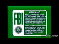 Green FBI Warnings DiC 1990