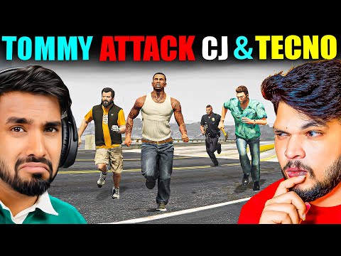 Tommy’s Big Attack – Techno Gamerz & CJ Trapped in GTA 5!