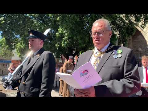 Southampton 40th anniversary of the Falklands Service and Parade
