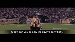 Jackie Evancho - National Anthem - NFL December 2015