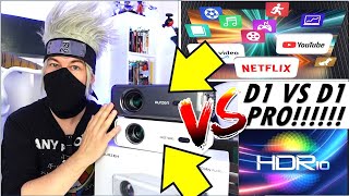 Aurzen D1 Pro vs Aurzen D1 recensione proiettore smart 1080p supporto 4k unboxing video confronto