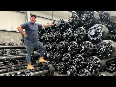 ADR TRAILER AXLES, INSIDE THE SUPPLY CHAIN FACTORY.