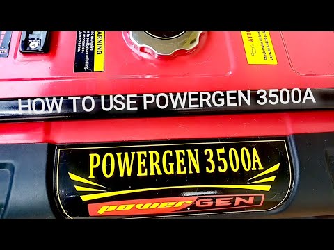 How to Use POWERGEN 3500A #tutorial