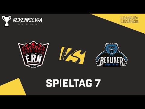 ESBD-Vereinsliga 19/20 - eSport Rhein-Neckar x 1. Berliner eSport-Club - Spieltag 7 (LoL)