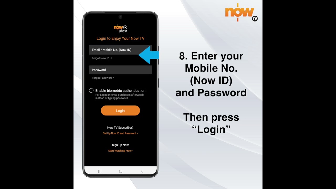 Now TV  - Without Box Account Activation Guide