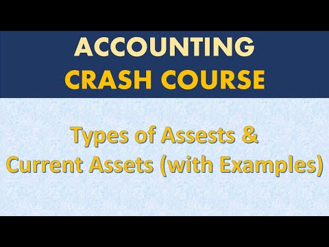 Asset Types and Current Assets Accounting Course – Part 6