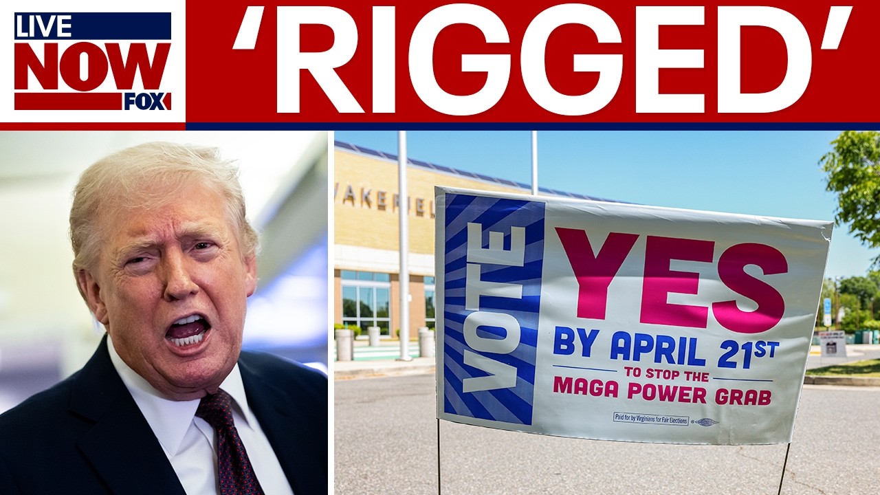 Trump calls Virginia redistricting election ‘RIGGED'