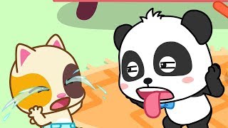 Panda Kiki Takes Care of Kitten Timi  Baby Care Se