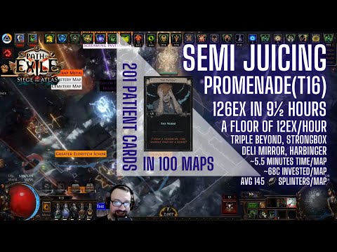 100 MAPS - Semi Juicing Promenade Deli Mirrors(T16) Preparation & Results (12-15ex per hour)