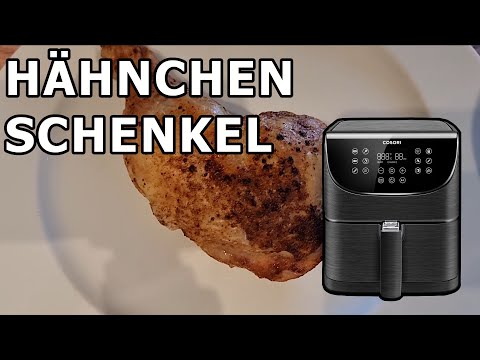 Juicy chicken thighs from the COSORI air fryer (Airfryer, Healthy)