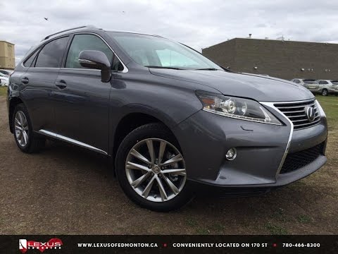 New Grey 2015 Lexus RX 350 AWD Sportdesign Touring Package Review East Edmonton