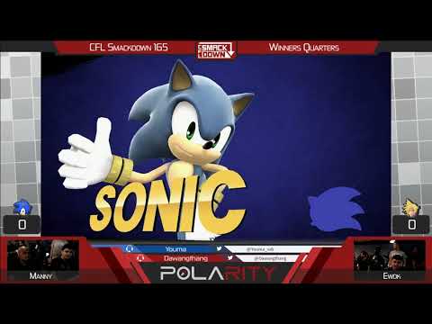 CFL Smackdown 165 WiiU - Manny (Sonic) vs Ewok (Cloud) - Winners Quarters