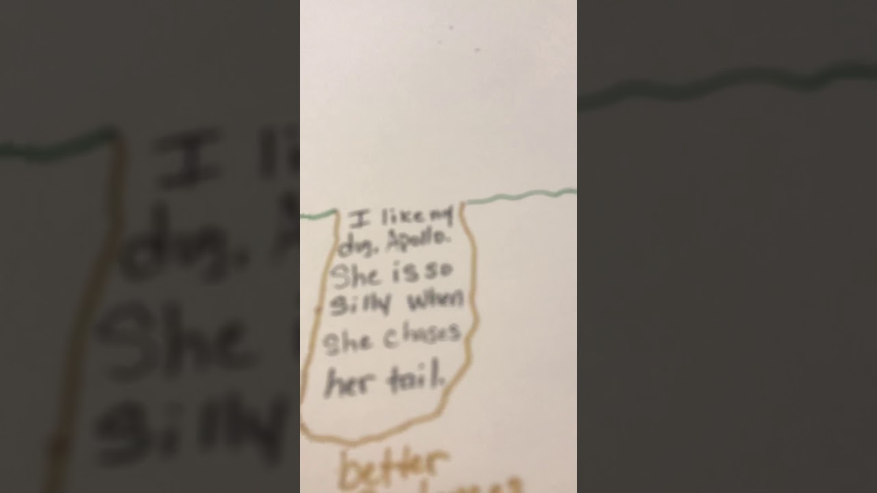 Digging Deeper: Writing detailed sentences