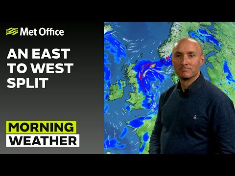 28/04/24 – Rain in the east, showers elsewhere – Morning Weather Forecast UK – Met Office Weather