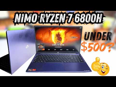 The Truth About The 15.6" NIMO Ryzen R7 6800H Gaming Laptop! (Update & Gaming)