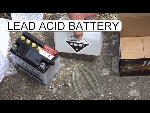 UNBOXING JP MOTO MOTORCYCLE BATTERY YB4L B 12V 4AH 40A