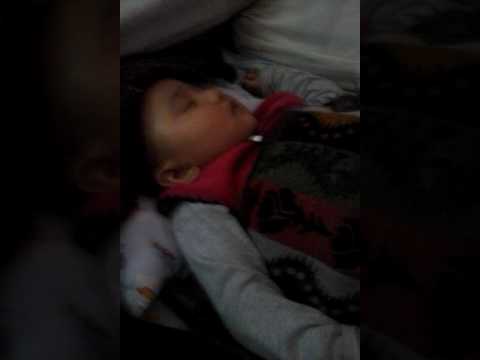 Rushna Baby Sleeping