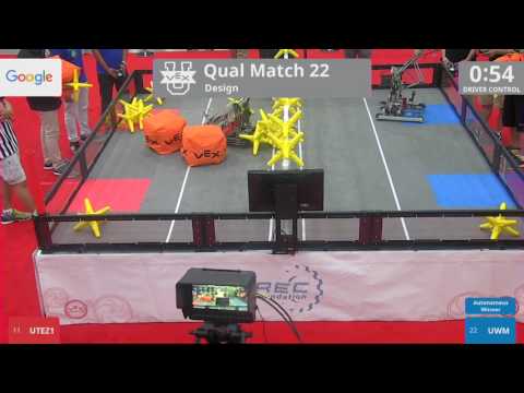 2017 VEXU Design Q22 - UTEZ1 vs UWM - 17 to 32