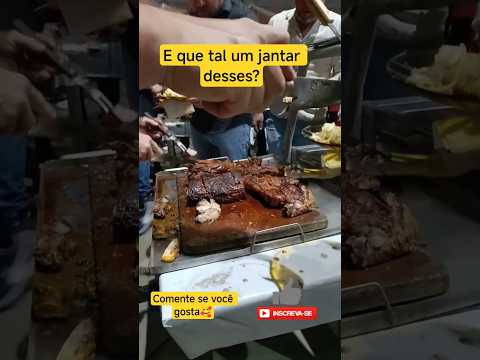 JANTAR TÍPICO INTERIOR GAÚCHO Marques de Souza/RS #jantar #shortsyoutube #carne #churrasco  #viral