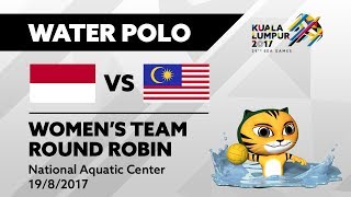 KL2017 29th SEA Games  Womens Water Polo - INA �