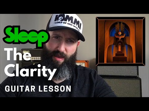 Matt Pike Sleep Guitar Lesson w/ TAB - The Clarity - C Standard Tuning