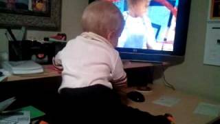 Addison dancing to choo choo soul