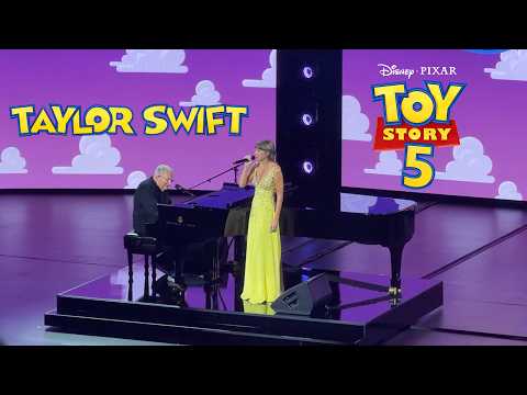 Taylor Swift Performs at the Toy Story 5 Premiere: \I Knew It, I Knew You\ + Randy Newman Duet