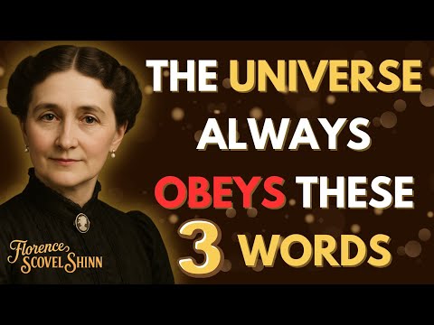 The 3 POWERFUL Words the Universe Always Obeys | Florence Scovel Shinn Daily