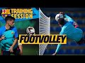 ACROBATIC SKILLS & FUN in FOOTVOLLEY MATCH!! ?