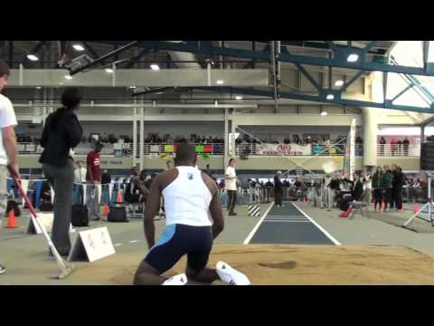 2012 A-10 Men's Triple Jump Champion - Ronald Woodley