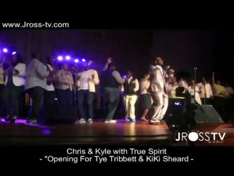 James Ross @ Chris & Kyle with True Spirit - "No Doubt" - Tye Tribbett Concert - www.Jross-tv.com