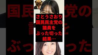 さとうさおり国民民主党の議員をぶった切った結果...