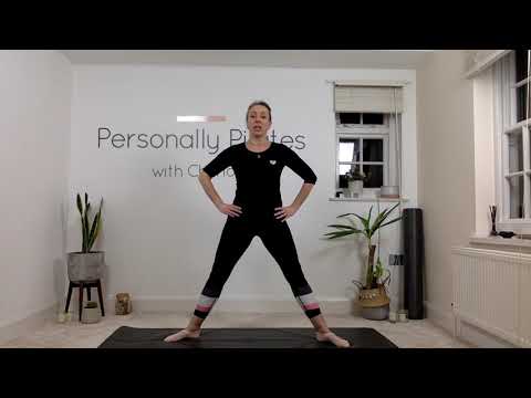 10 minute standing Pilates //Balance // spine // shoulders