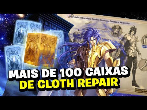 MAIS DE 100 CAIXA DE CLOTH REPAIR PARA MONTAR O SAGA! SERA QUE VALEU A PENA? -Saint Seiya: Awakening
