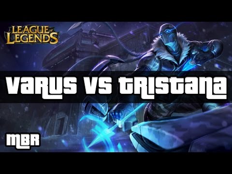 Artic Ops Varus Vs Tristana AD Carry - League of Legends Gameplay - HD