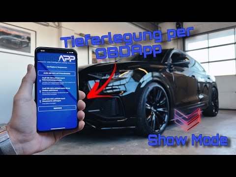 Wie man das Luftfahrwerk des Audi Q8 per OBDApp tieferlegt - GG2 Fahrzeugtechnik