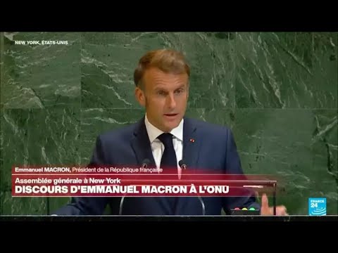 REPLAY - Relive Emmanuel Macron's speech at the UN podium • FRANCE 24