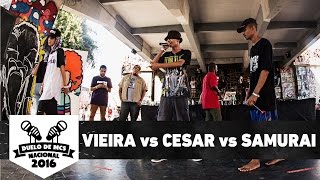 Vieira (AC) vs Cesar (ES) vs Samurai (RJ) (1ª Fase) - Duelo de MCS Nacional 2016 - 20/11/16