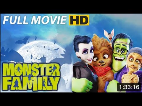 Monster Family Full Movie Animation 2018 Animation Kids