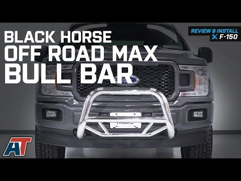 2004-2018 F150 Black Horse Off Road Max Bull Bar - Stainless Steel Review & Install