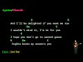 Waylon Wyatt I D Be Delighted Lyrics Chords Vocals Backing Track